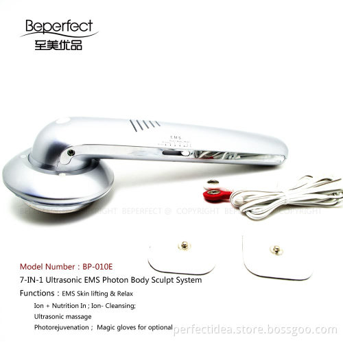BP-010E 7 in 1 400mA electric handheld EMS body massager body slimming machine